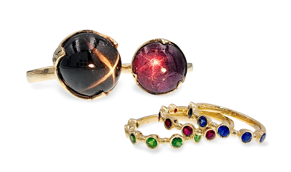 Bespoke jewellery handcrafted in Toronto by Christian Hasler & Helen Kim